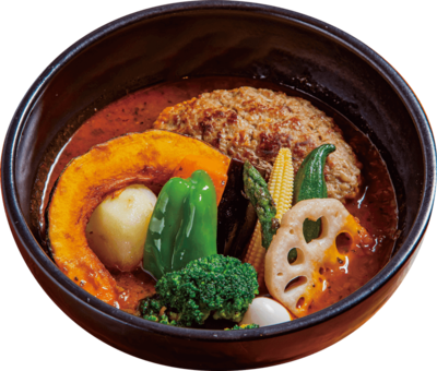 ハンバーグ野菜カリー